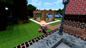 сделал беседку в деревне N13 майнкрафте Minecraft!