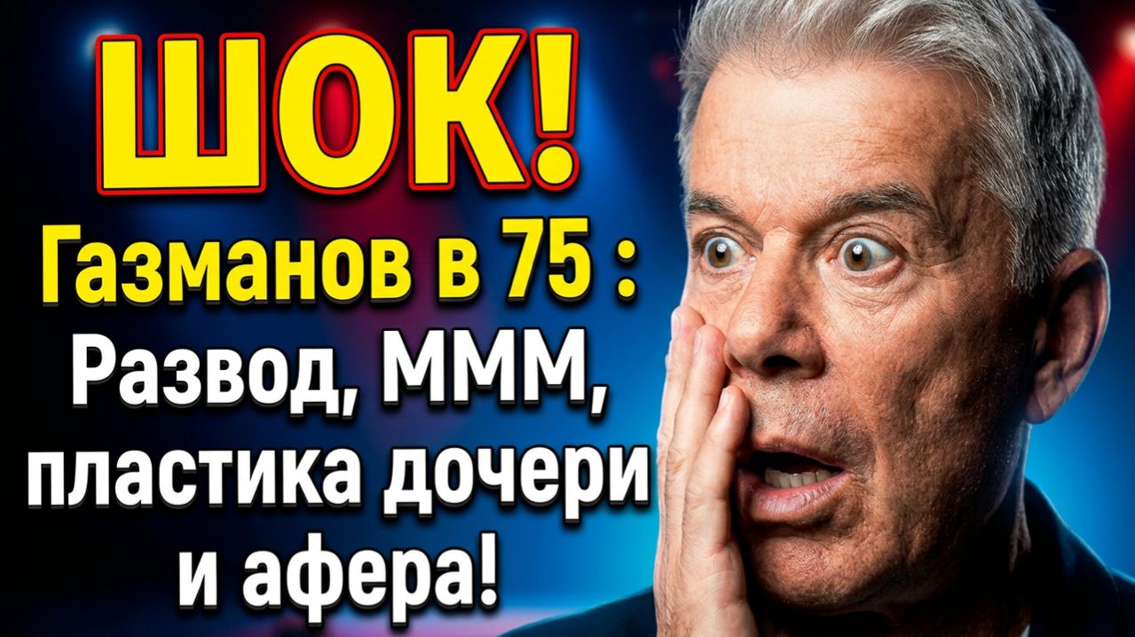 ШОК! Газманов в 75 лет поднял гонорар ВДВОЕ до 7 МИЛЛИОНОВ! Развод, МММ, пластика дочери и афера!