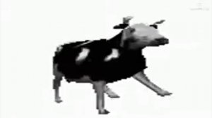 танцует корова под музыку