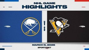 Обзор матча НХЛ | Питтсбург - Баффало (06.03.2026)