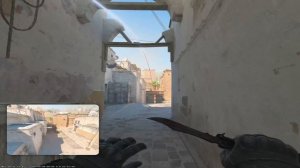 Dust 2 - смок в мид на дабл дор с суицида