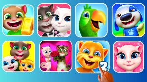 Tom Run gold,Tom loves Angela, Talking Pierre,Tom_Friend ,Ginger 2,My Angela 2,Hank