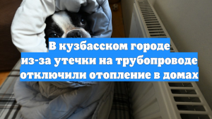 В кузбасском городе из-за утечки на трубопроводе отключили отопление в домах