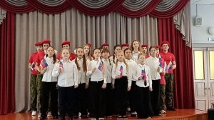 Хор Первых МОУ СОШ № 1. Россия - это мы!