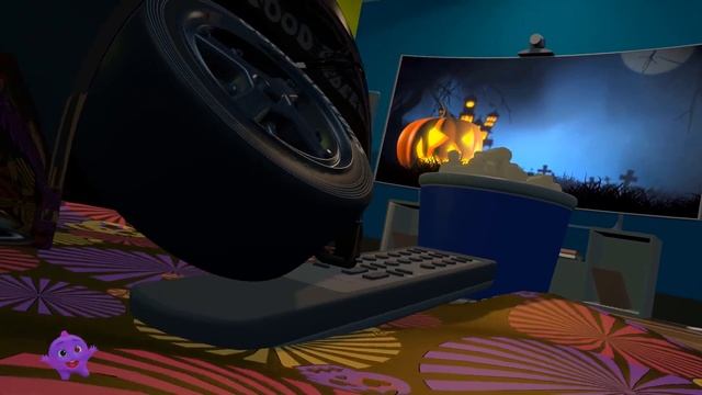 Пять Скелетиков-Танцоров： Хэллоуинская Веселушка для Малышей 🦴🕺🎃