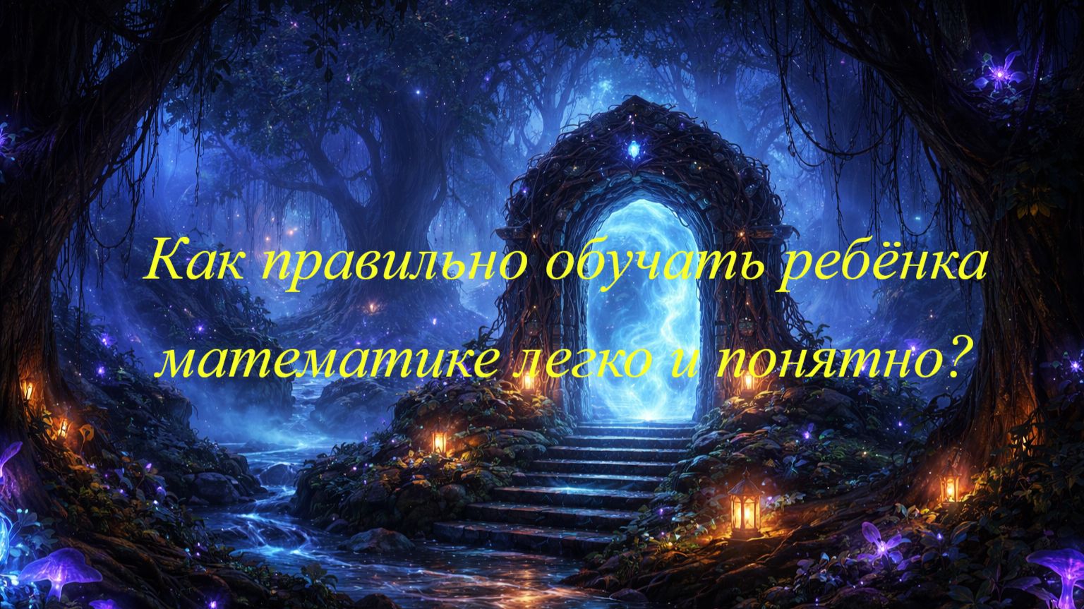 Как правильно обучать ребёнка математике легко и понятно?