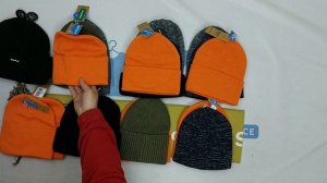41811 Шапки микс брендов сток, 8пак, hats mix оптом