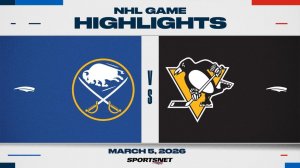 06.03.2026 | ОБЗОР МАТЧА | Питтсбург Пингвинз - Баффало Сэйбрз | Highlights
