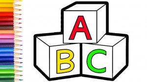 Как нарисовать для детей БУКВЫ АЛФАВИТА/Простой рисунок БУКВ для детей