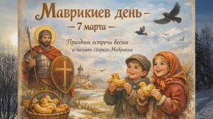 Маврикиев день - праздник ожидания весны