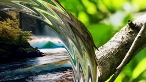 Звук природы. Птицы. Соловей поет у лесного озера