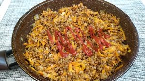 Гречка с луком и морковью для постного стола🥕