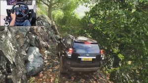 Toyota Land Cruiser Prado: реальное бездорожье 🔥 Заезд в FH4 на Logitech G29 🏁