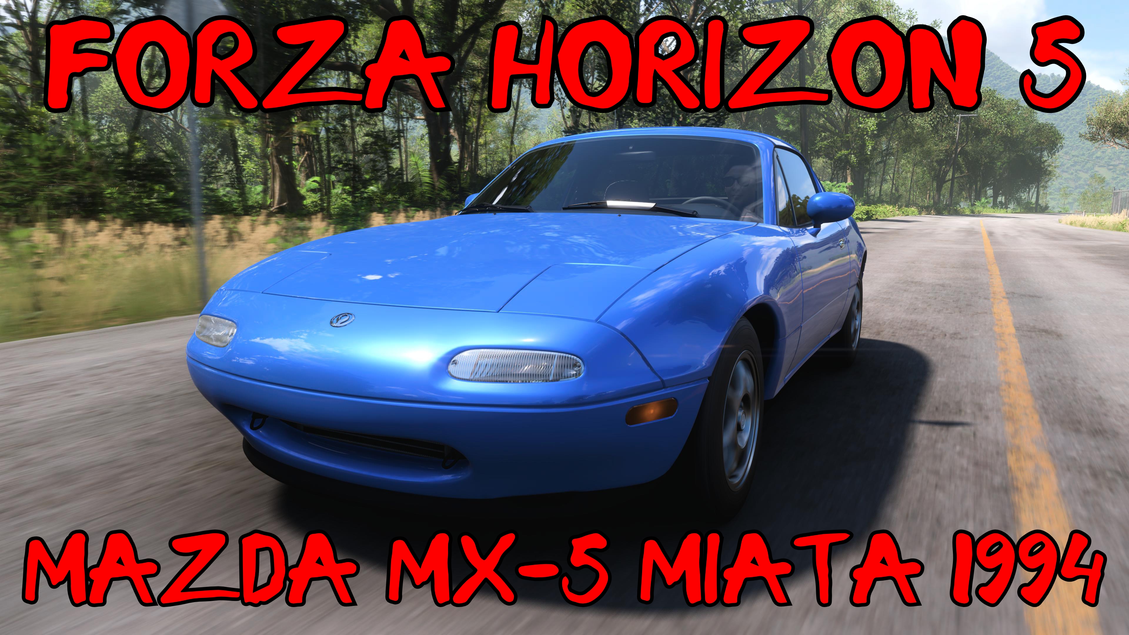 "Открой окно и почувствуй свободу: Mazda MX-5 Miata 1994 в Forza Horizon 5"