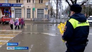 Автоинспекторы Ставрополя поздравляют женщин-водителей с 8 Марта