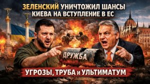 Зеленский объявил охоту на Орбана: Венгрия в ответ забрала 90 миллиардов и похоронила мечты о ЕС