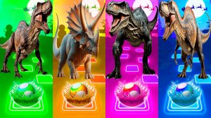 Coffin Dance Динозавры 355 уровень - Мультики про Динозавров | МУЛЬТФИЛЬМЫ ДИНОЗАВРЫ в Tiles Hop