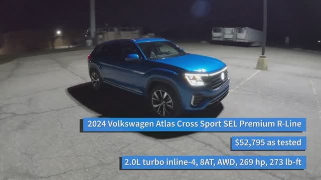 Обзор Volkswagen Atlas Cross Sport SEL Premium R-Line Фолксфаген Атлас Кросс Спорт смотреть онлайн