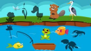 ВИДЕО ДЛЯ ДЕТЕЙ Животные на реке познавательное видео