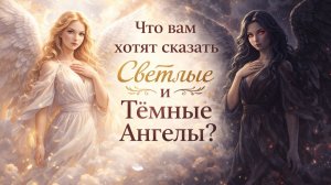 Что вам хотят сказать Светлые и Тёмные Ангелы? Гадание Tarot расклад мистика