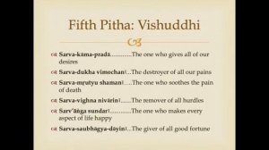 Вишуддхи.
Шакти питха. Питха пятая Вишуддхи.
Shakti Pitha. Pitha is the fifth of Vishuddhi. 6:29