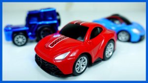 Машинки и Самолеты в стаканчиках с сюрпризами. Открываем спецтехнику.