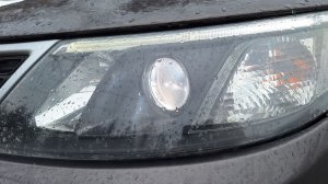 #210 SAAB 9-3: полировка и бронирование фар