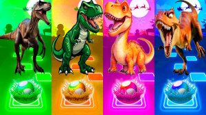 Coffin Dance Динозавры 349 уровень - Мультики про Динозавров | МУЛЬТФИЛЬМЫ ДИНОЗАВРЫ в Tiles Hop