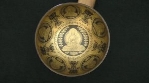 Поющая чаша Бутанская 26,5 см, Ля# 118 Гц, Фа 350 Гц