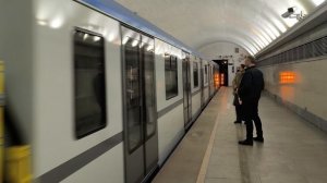 Обкатка синего балтийца на станции Электросила