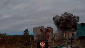 🔴Удар «ФАБом-3000» по ВСУ, застройки в «Красном Лимане».🔴✌🇷🇺✌