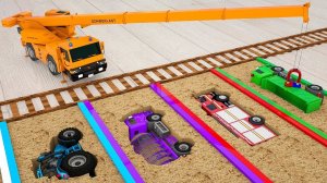 Мультяшки про машинки - Молния Маккуин и Друзья - Играем с Тачками дисней для детей и малышей