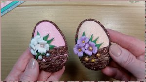 4 ИДЕИ Пасхальных магнитов своими руками из фоамирана. Поделки к Пасхе своими руками.
