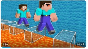 НУБ И ПРО ПАРКУРЯТ ПО НЕВИДИМЫМ БЛОКАМ В МАЙНКРАФТ ! НУБИК ПРОХОДИТ ПАРКУР ТРОЛЛИНГ В MINECRAFT