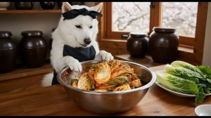 Маринованные овощи и кимчи из зеленого лука от #Jindodogae! Задание 🐶🌶️🥬 #aicooking