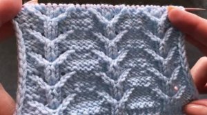 🧶РЕЛЬЕФНЫЕ ВЕТОЧКИ НА ИЗНАНОЧНОЙ ГЛАДИ💜