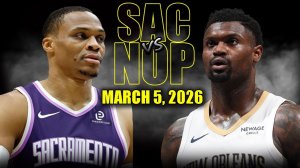 06.03.2026 | ОБЗОР МАТЧА | Сакраменто Кингз - Нью-Орлеан Пеликанс | Highlights