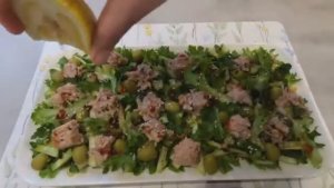 🥗 Лёгкий и вкусный салат с тунцом за 10 минут!