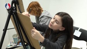 В Детской художественной школе прошел конкурс «Зимний вальс»