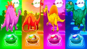 Coffin Dance Динозавры 353 уровень - Мультики про Динозавров | МУЛЬТФИЛЬМЫ ДИНОЗАВРЫ в Tiles Hop