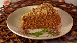 ОРЕХОВЫЙ ТОРТ С КОФЕЙНЫМ КРЕМОМ