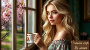 Чёрный кофе без сахара...☕👸🏼⛅🌅🌸