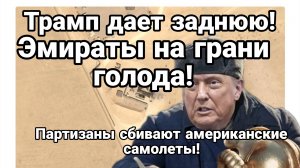 ТРАМП ДАЕТ ЗАДНЮЮ! ЭМИРАТЫ НА ГРАНИ ГОЛОДА ЕВРОПА В ОПЕ