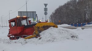 ДТ-75 Уборка снега 2026.