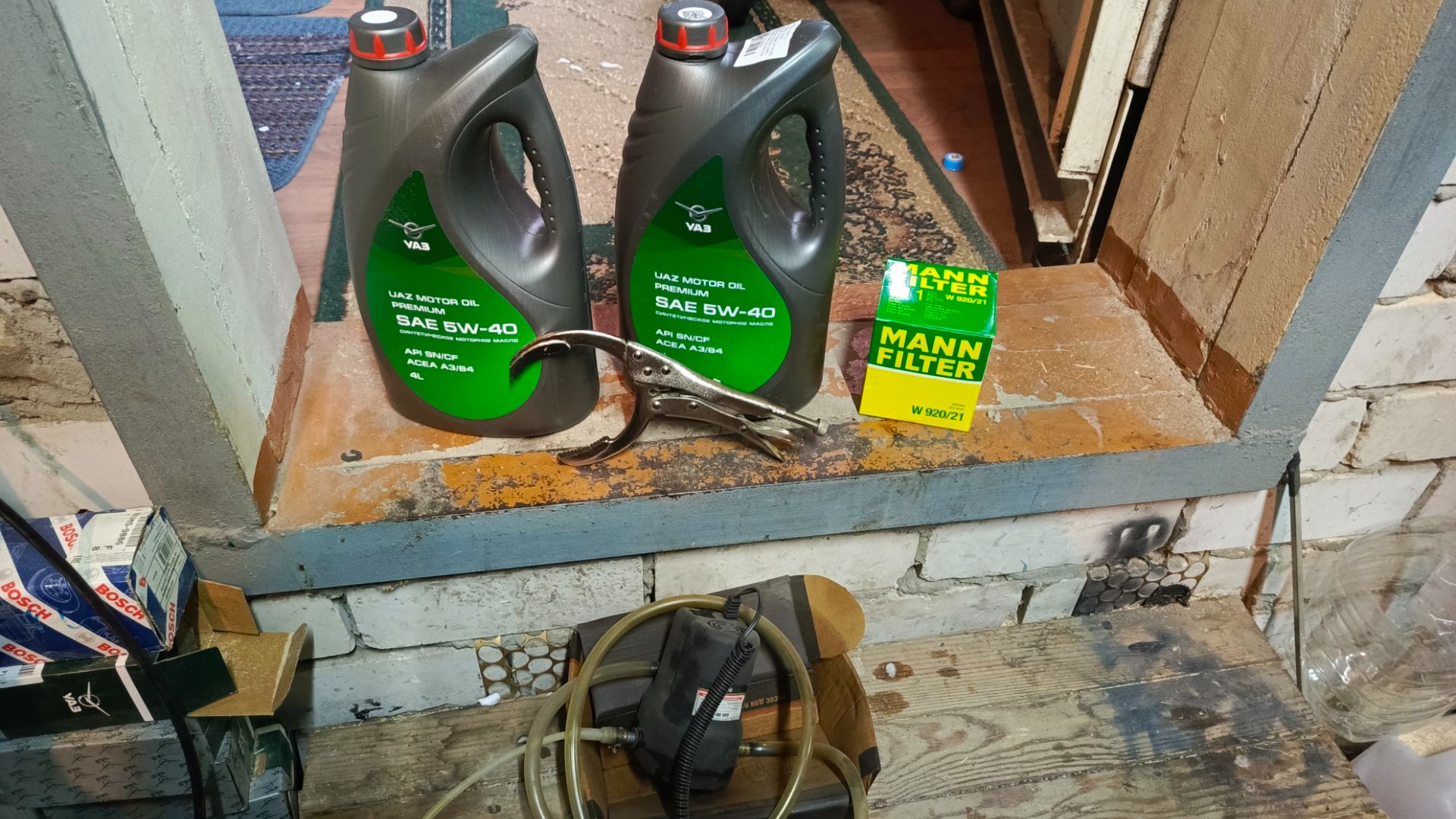 Замена масла через масляный щуп на Уаз Патриот АКПП