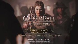 GreedFall The Dying World — сюжетный трейлер PS5