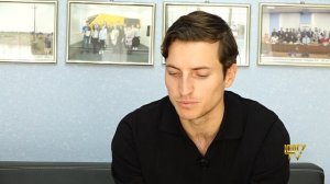 В студии ЮОГУ ТВ студент ЮОГУ Алибек Качмазов