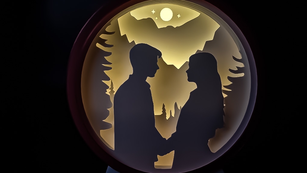 Ночник - «Двое под луной»