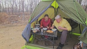 Финская уха на берегу Уссурийского залива