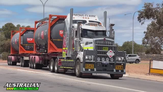 Kenworth T909 дорожный поезд смотреть онлайн